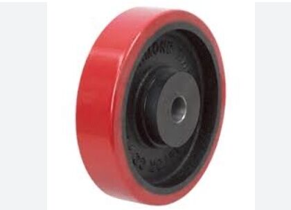 شراء عجلة عربة ترولي وسكة حديد PU online manufacture