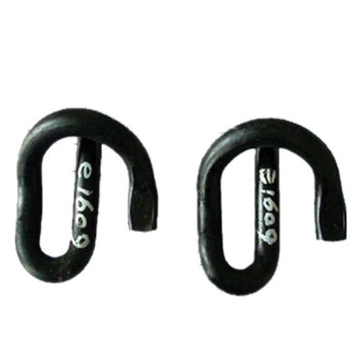 60 Si2mn Elastic Rail Clip 55Si2Mn Material OEM ODM Black Color