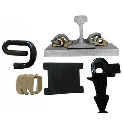 60 Si2mn Elastic Rail Clip 55Si2Mn Material OEM ODM Black Color