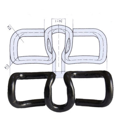 Railroad Elastic Rail Clips E Type W Type 47HRC 42HRC Hardness 55Si2Mn Material