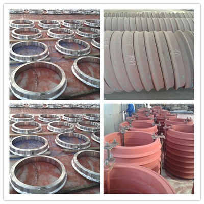 شراء 851mm عجلات السكك الحديدية كرين تزوير ، عجلات عربة رافعة علوية GB EN قياسي online manufacture