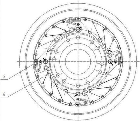 شراء إطارات سكة حديد M730A عازلة 730 مم لمترو القاطرة والعربة online manufacture
