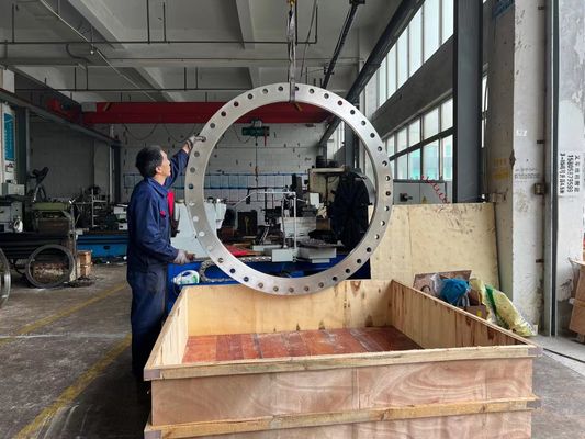 شراء حواف كبيرة مزورة الفولاذ المقاوم للصدأ الكربون الصلب والنحاس شفة مزورة online manufacture