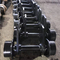 مجموعة عجلات قطار الصب الفولاذية لعربة التعدين 650 مم 450 مم بحجم OEM