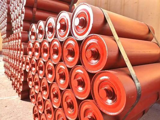 أسطوانة ضرس مزدوج من الصلب للناقل الأسطواني ذو الأسطوانة المسننة