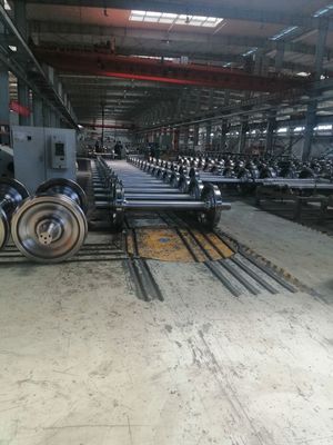 عجلات قطار Bogie للقاطرة ، مجموعة عجلات السكك الحديدية ER7 ER8 ER9 Material