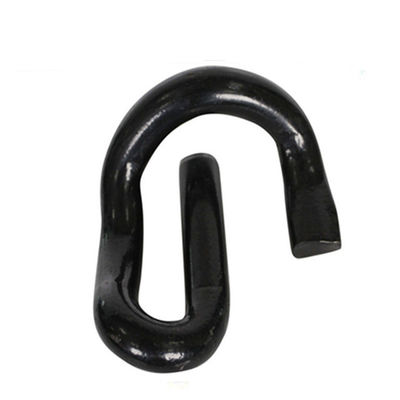 60 Si2mn Elastic Rail Clip 55Si2Mn Material OEM ODM أسود اللون