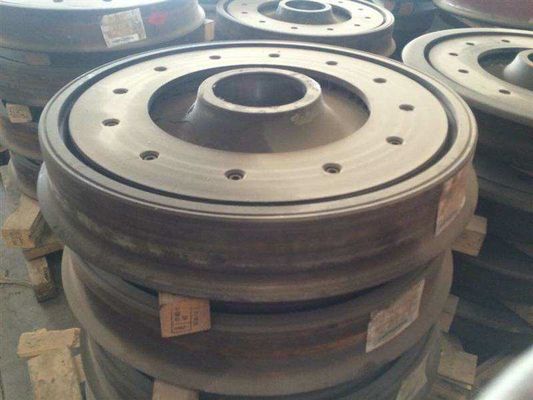 عجلات مسار سكة حديد الكربون الصلب مزورة 1050 مم لقاطرة مترو ODM