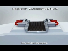 What type of steel is used in railway tracks?