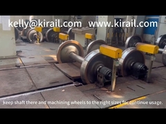 عجلات السكك الحديدية لاختبار ما إذا كانت المحامل على ما يرام