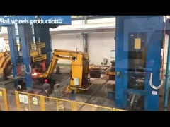 إنتاج عجلات السكك الحديدية المطروقة