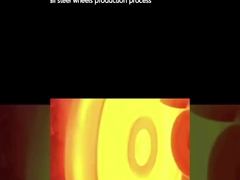 عملية إنتاج عجلات السكك الحديدية الفولاذية